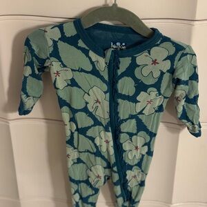 Kickee Pants 0-3 Month Footed Sleeper - Ultra Soft Bamboo